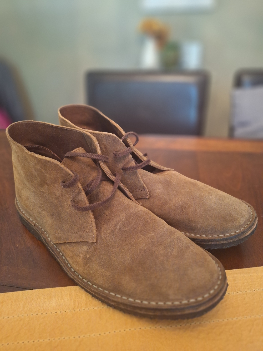 J Crew Men's Suede Chukka Boots in Brown 11H (11.5)